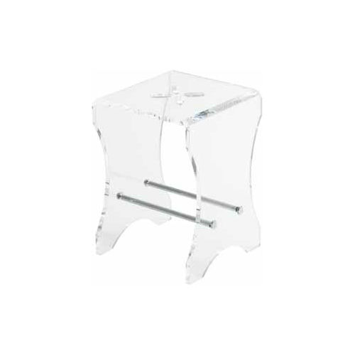 Moderner Hocker - 979 - STILHAUS - Plexiglas® / Gestell aus Glas / doppelt