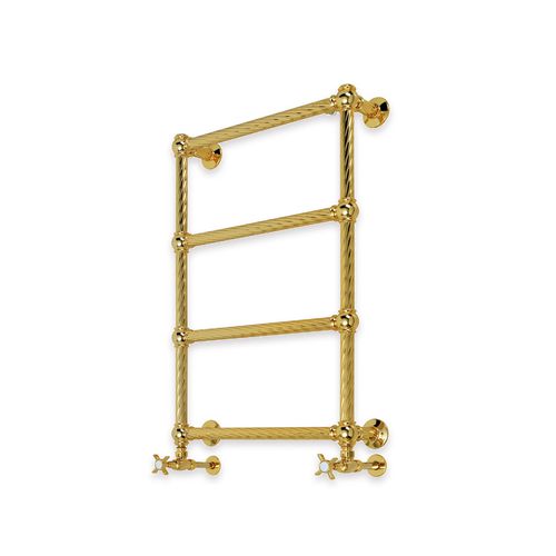 Heißwasser-Badheizkörper - G 1021 - STILHAUS - modern / Messing / gold
