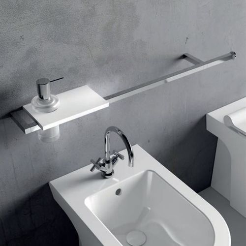 Edelstahl-Haltestange - RLSOL2 - STILHAUS - gerade / Wand / für professionellen Einsatz