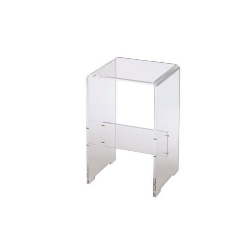Moderner Hocker - 1137 - STILHAUS - Plexiglas® / Gestell aus Glas / doppelt