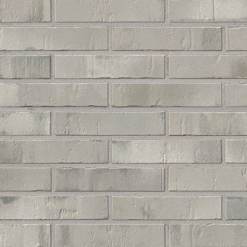 Klinkerriemchen - 482 GRAUBRAND - STRÖHER - für Fassaden / verklebt / modern