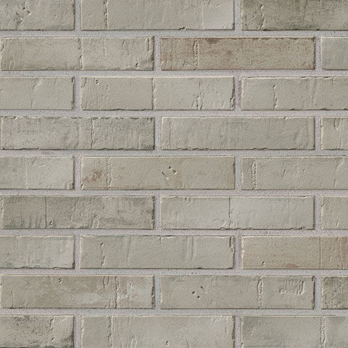 Klinkerriemchen - 473 GRAU-BUNT - STRÖHER - für Fassaden / verklebt / modern