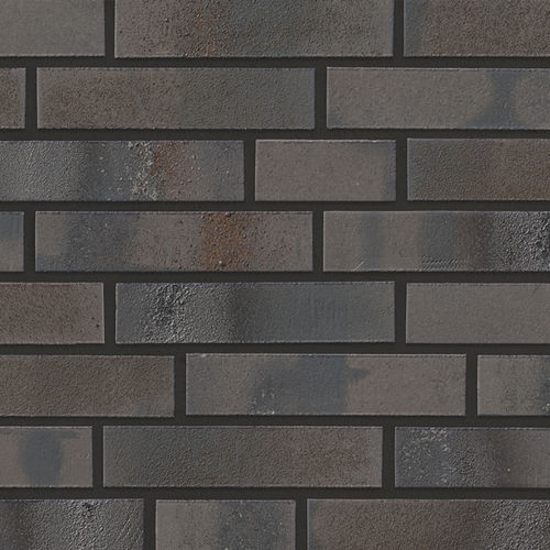Klinkerriemchen - 652 MOORBRAUN - STRÖHER - für Fassaden / verklebt / für neuen Unterbau