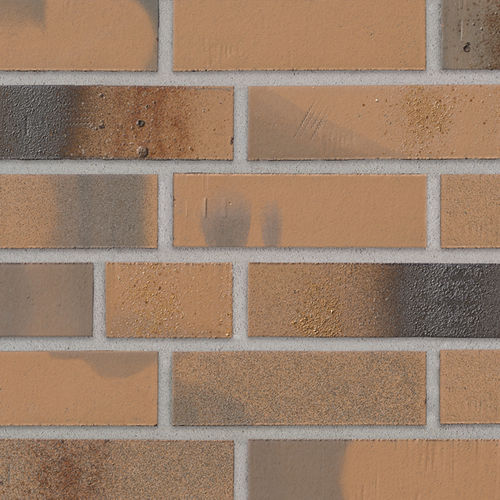 Klinkerriemchen - 653 KUPFERROT - STRÖHER - für Fassaden / verklebt / für neuen Unterbau