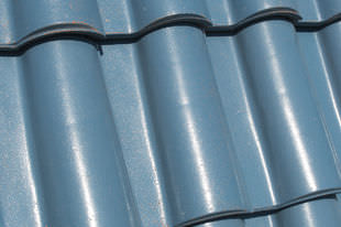 Portugiesische-Dachziegel - 160G95 - Tognana industrie e fornaci - Ton / blau