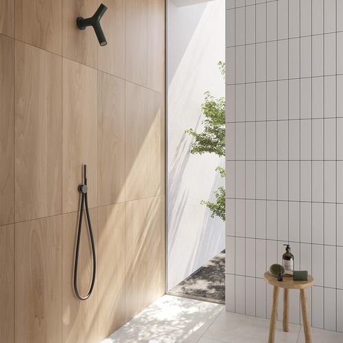 Feinsteinzeugfliesen - PURE CONCEPT  - TUBADZIN - Hochglanz / für den Innenraum / für Badezimmer
