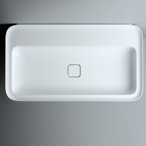 Wand-Waschbecken - CAMEO 90X50 H14 - VALDAMA - Keramik / rechteckig / modern