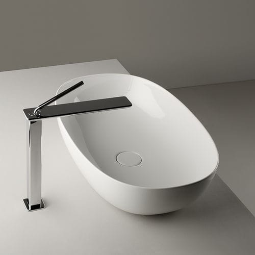 Aufsatzwaschbecken - POD H15 - VALDAMA - Keramik / oval / modern