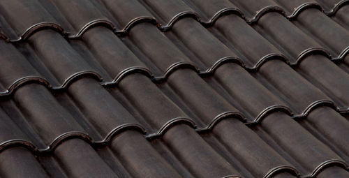 Portugiesische-Dachziegel - DARK BROWN - VE-VA - Verbundwerkstoff