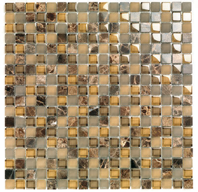 Glasmosaikfliese - PURE &amp; NATURAL : 07200006 - VITREX - für den Innenraum / Wand / Boden