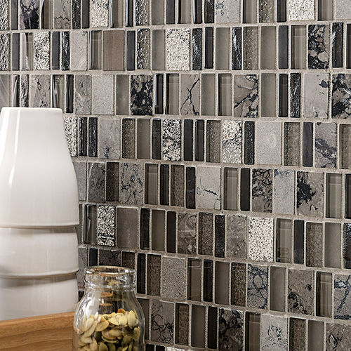 Mosaikoptik-Fliesen - SUPERFICI : 09000009 - VITREX - Glas / für den Innenraum / Wand