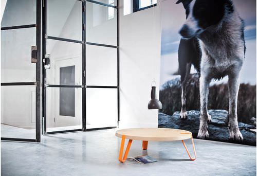 Moderner Couchtisch - LEVEL - Odesi. Dutch Design Online - Holz / rund / für Privatgebrauch