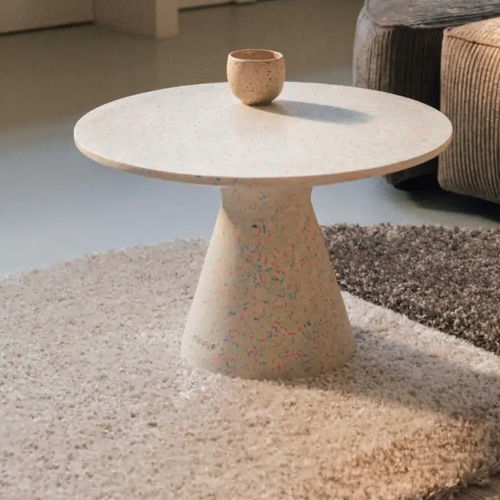 Moderner Couchtisch - Victoria  - Zuiver - Kunststoff / rund / recycelt