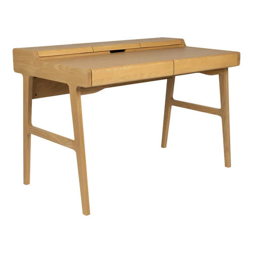 Bodenstehender Schreibtisch - Kaat  - Zuiver - modern / Eiche / gerade