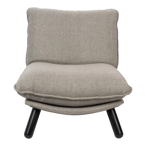 Moderner Kaminsessel - LAZY SACK  - Zuiver - Polyester / Buche / mit Fußstütze