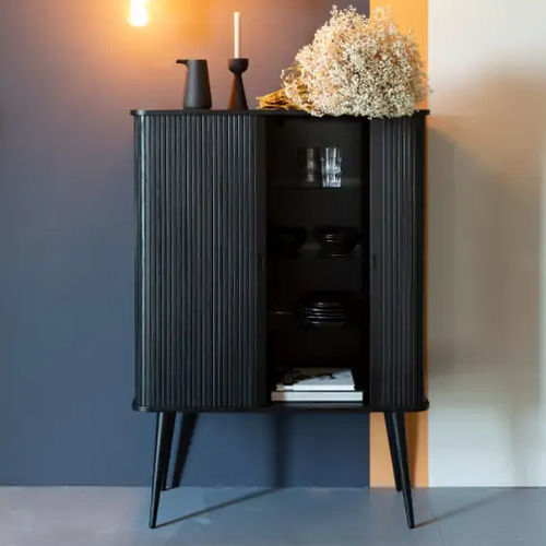 Sideboard mit hohen Beinen - Barbier  - Zuiver - modern / Holzfurnier / MDF
