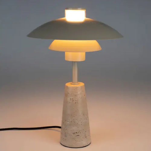 Tischlampe - Cole  - Zuiver - Travertin / modern / mit Kabel