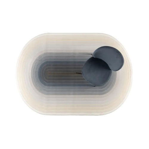 Moderner Teppich - Olympic  - Zuiver - Motiv / aus Decolan / oval