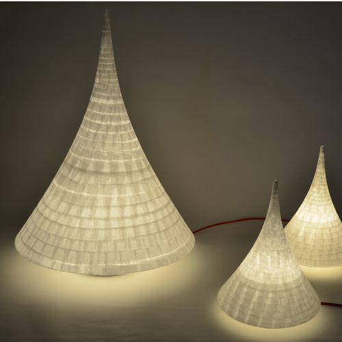 Tischlampe - ARABESQUE  - CÉLINE WRIGHT  - Japanpapier / modern / mit Kabel