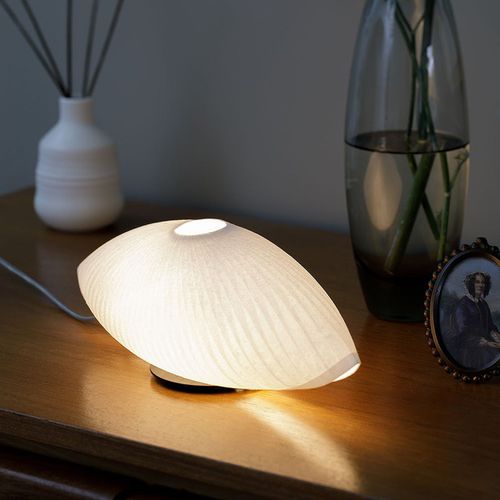 Tischlampe - CHRYSALIDE - CÉLINE WRIGHT  - Japanpapier / modern / mit Kabel