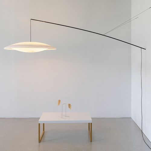 Moderne Wandleuchte - DIVA PERCHÉ - CÉLINE WRIGHT  - für den Innenraum / Japanpapier / regelbar