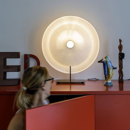 Tischlampe - DIVA - CÉLINE WRIGHT  - Japanpapier / modern / mit Kabel