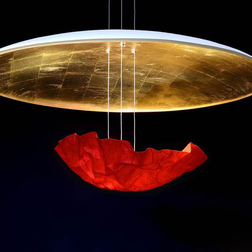 Hängelampe - ECLAIRCIE - CÉLINE WRIGHT  - Stahl / Japanpapier / modern