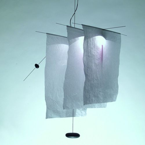 Hängelampe - KABUKI  - CÉLINE WRIGHT  - Gusseisen / Japanpapier / modern