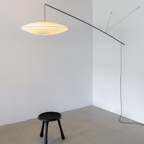 Moderne Wandleuchte - KALÉIDOSCOPE - CÉLINE WRIGHT  - für den Innenraum / Stahl / Japanpapier