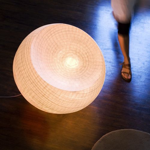 Tischlampe - HEMISPHERE  - CÉLINE WRIGHT  - Metall / Japanpapier / modern