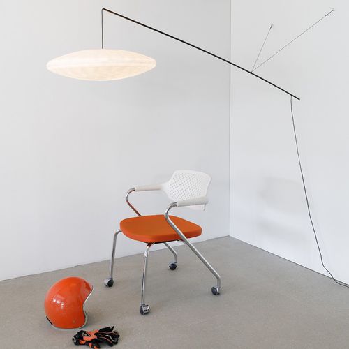Moderne Wandleuchte - ZEN PERCHÉ - CÉLINE WRIGHT  - für den Innenraum / Metall / Japanpapier