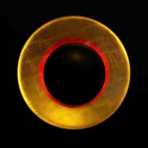 Moderne Deckenleuchte - ÉCLIPSE  - CÉLINE WRIGHT  - rund / Stahl / Japanpapier