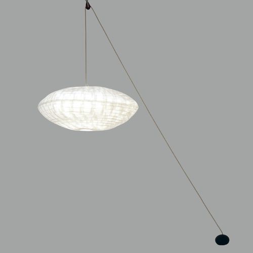 Hängelampe - CUMULUS  - CÉLINE WRIGHT  - Metall / Japanpapier / modern
