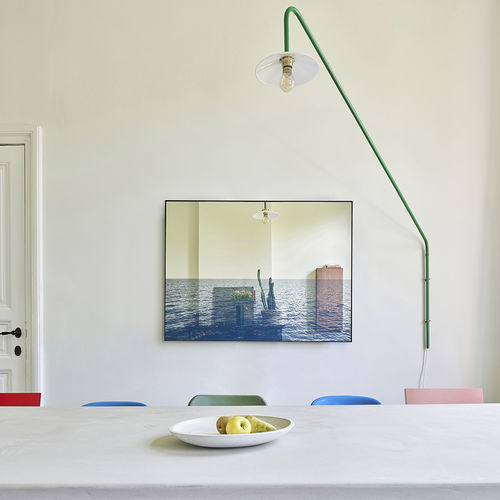 Wandmontierter Spiegel - MARO - DEKNUDT MIRRORS  - modern / rechteckig / Metall