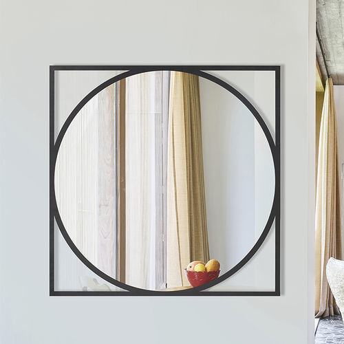 Wandmontierter Spiegel - Circo - DEKNUDT MIRRORS  - modern / quadratisch / Metall