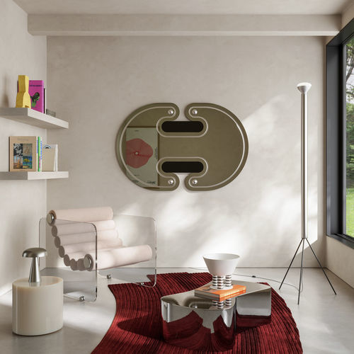 Wandmontierter Spiegel - Satellite Silver - DEKNUDT MIRRORS  - für Hotels / für Hotelzimmer / für Restaurants