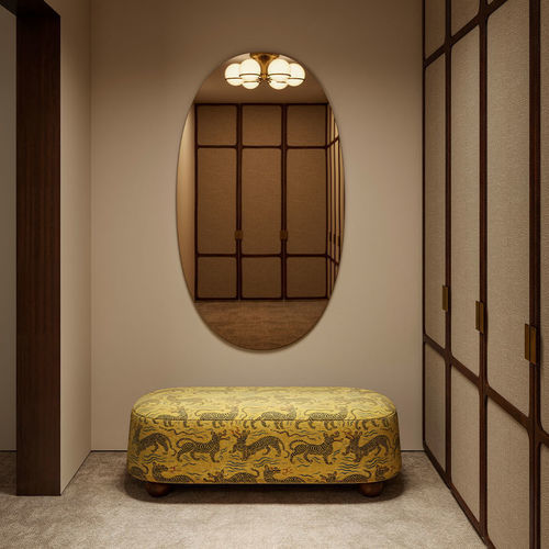 Wandmontierter Spiegel - L - DEKNUDT MIRRORS  - für Gewerbegebrauch / modern / oval