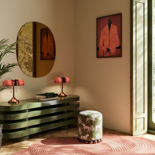 Wandmontierter Spiegel - M - DEKNUDT MIRRORS  - Contract / modern / oval
