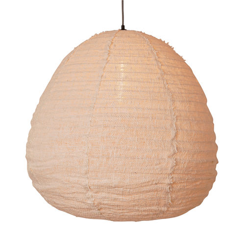 Hängelampe - Kapok - GONG - Naturfaser / modern / mit Kabel