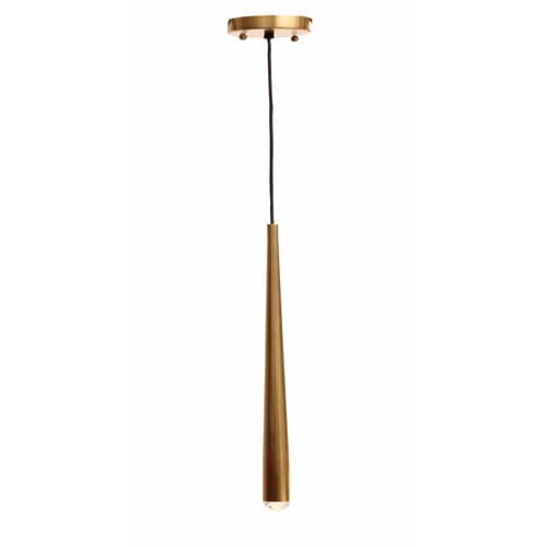 Hängelampe - DIAMOND - GONG - Messing / Glas / modern