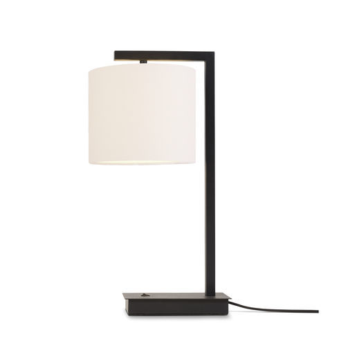 Tischlampe - BOSTON/T/B/1815/W  - it's about RoMi - Eisen / Textil / modern