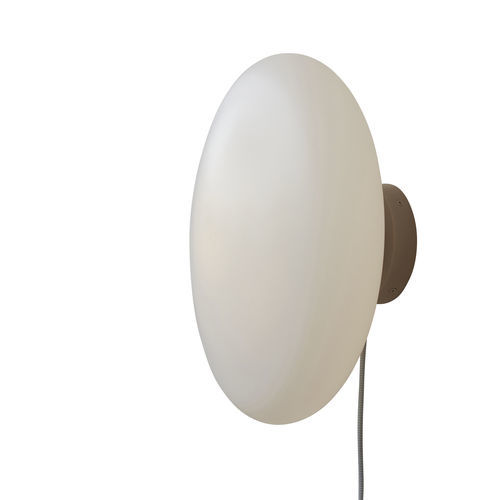 Moderne Wandleuchte - SAPPORO/W34/W  - it's about RoMi - für den Innenraum / Glas / oval