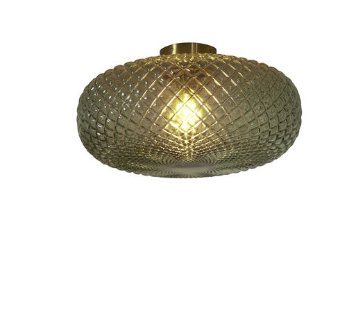 Moderne Deckenleuchte - VENICE/C40/GR  - it's about RoMi - rund / Glas / LED
