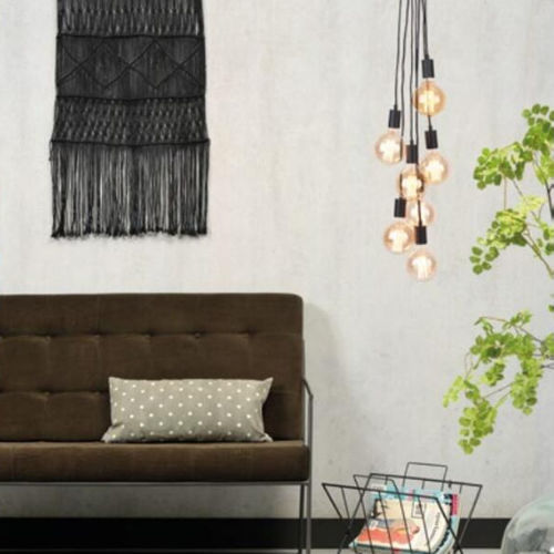 Hängelampe - OSLO/H7/B  - it's about RoMi - Eisen / Textil / modern