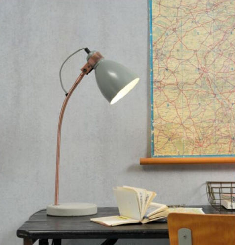 Tischlampe - DENVER/T/LG  - it's about RoMi - Eisen / modern / mit Kabel