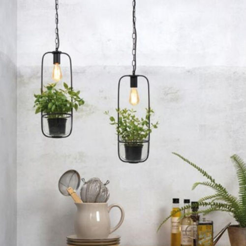 Hängelampe - FLORENCE/H/B  - it's about RoMi - Eisen / Glas / biophiles Design
