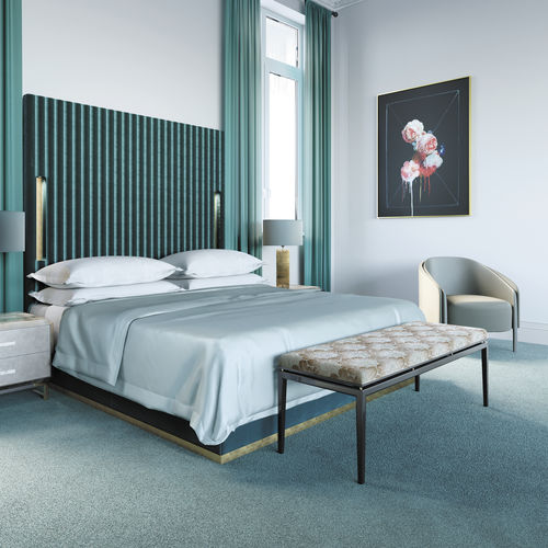 Doppelbett - Plaza - Jetclass - modern / Polster / Kopfteil
