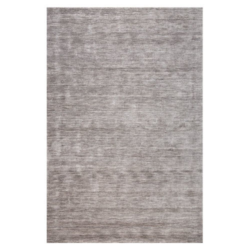 Moderner Teppich - MIST - LIGNE PURE - einfarbig / rechteckig / grau