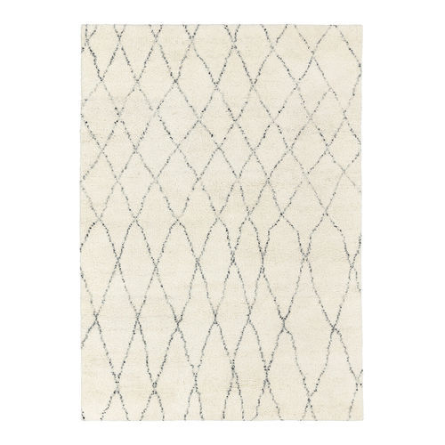 Moderner Teppich - PRIME - LIGNE PURE - mit geometrischen Motiven / Wolle / rechteckig