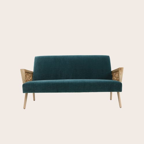 Modernes Sofa - STRAND - NADA DEBS - Stoff / mit Armlehnen / mit abnehmbarem Kissen